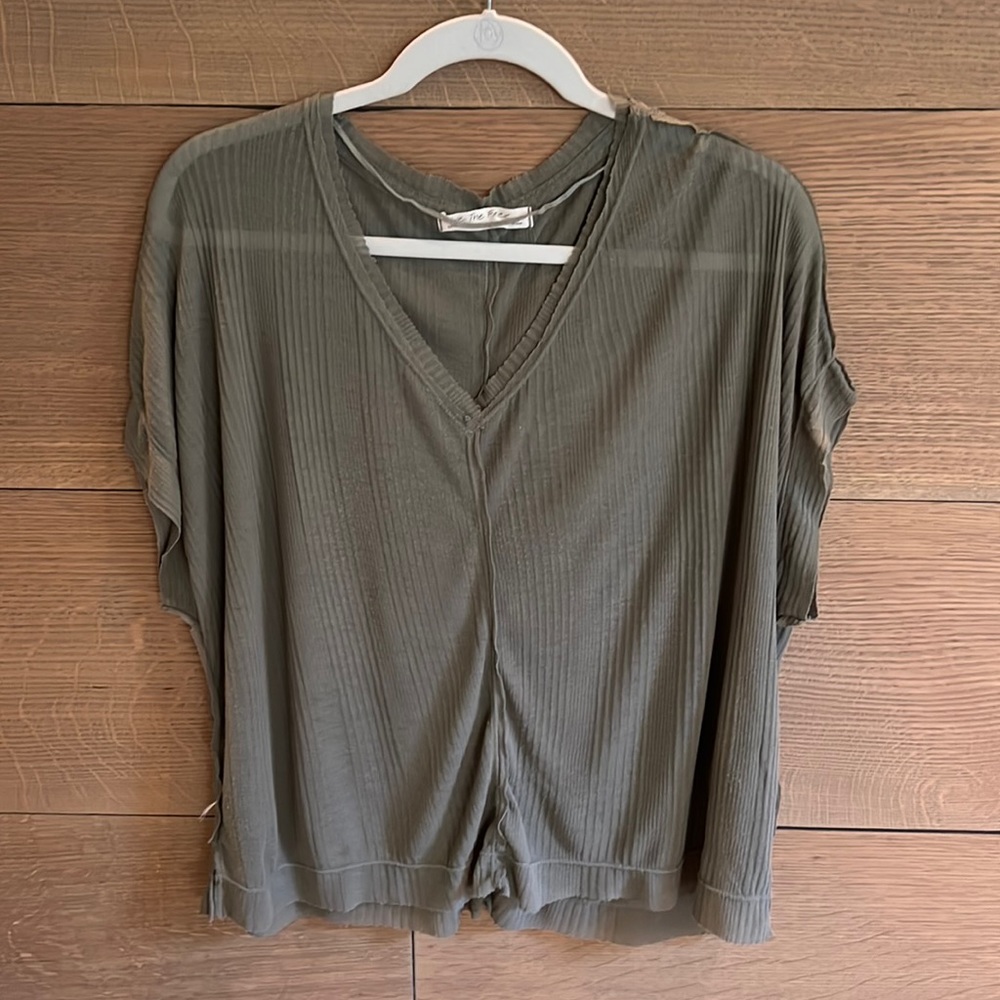 Free People Blouse - Sheer Cotton